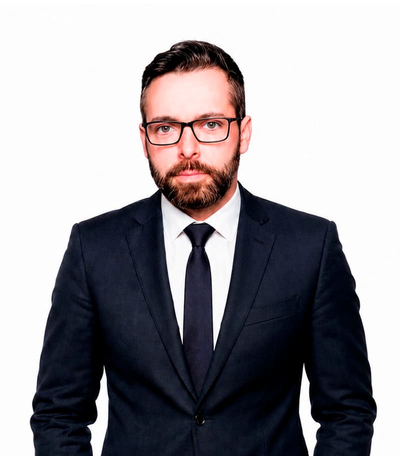 Retrato profissional de Caian Rodrigues Vargas.